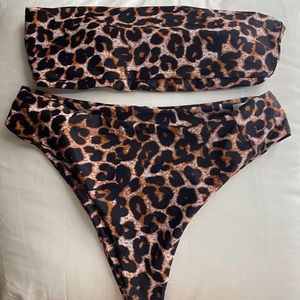 SHEIN cheetah bikini